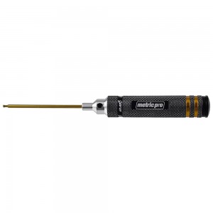 Ball Hex2.0mm Pro Big Handle RC Ball Hex Driver / Allen Wrench Set,  Metric, Titanium Coated Tips: 1-Piece